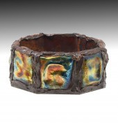 TIFFANY STUDIOS STYLE BRUTALIS