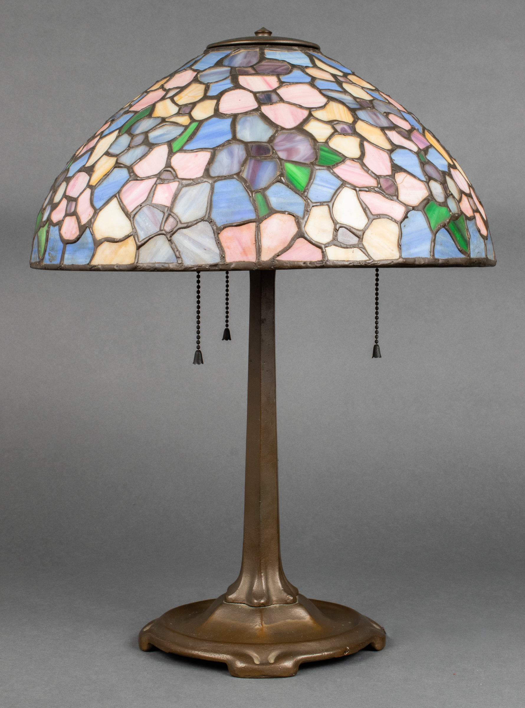 TIFFANY STUDIOS STYLE SLAG GLASS