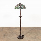 TIFFANY STUDIOS-STYLE STAINED
