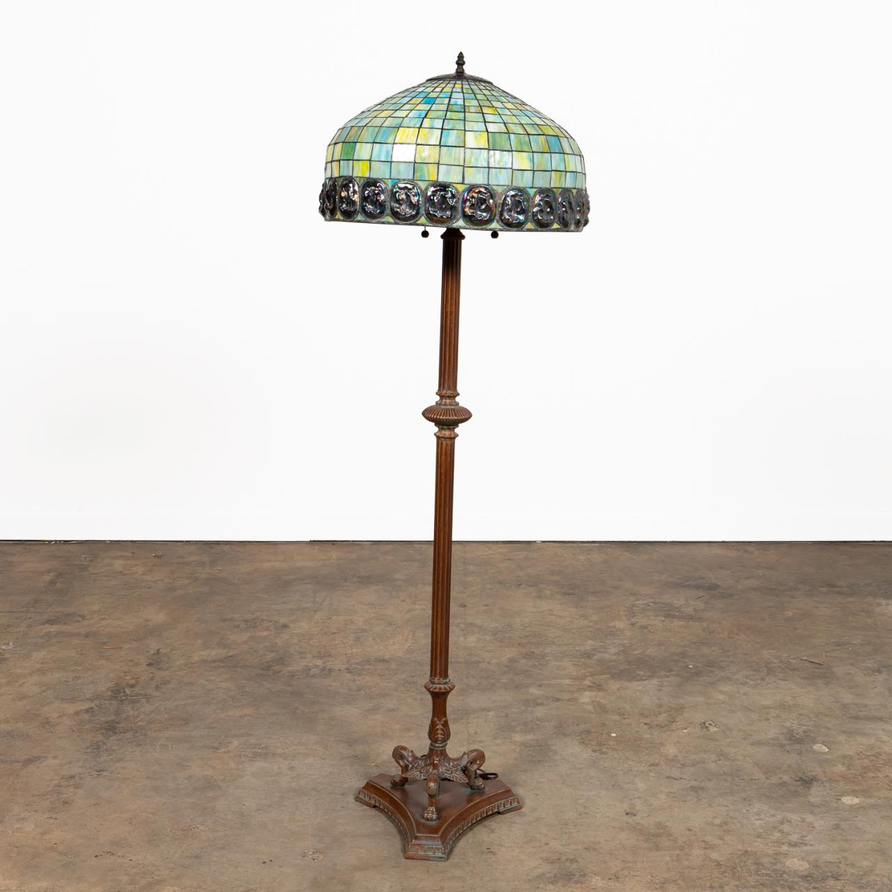 TIFFANY STUDIOS-STYLE TURTLEBACK