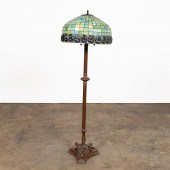 TIFFANY STUDIOS-STYLE TURTLEBA
