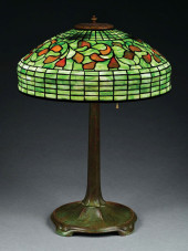 TIFFANY STUDIOS SWIRLING LEAF