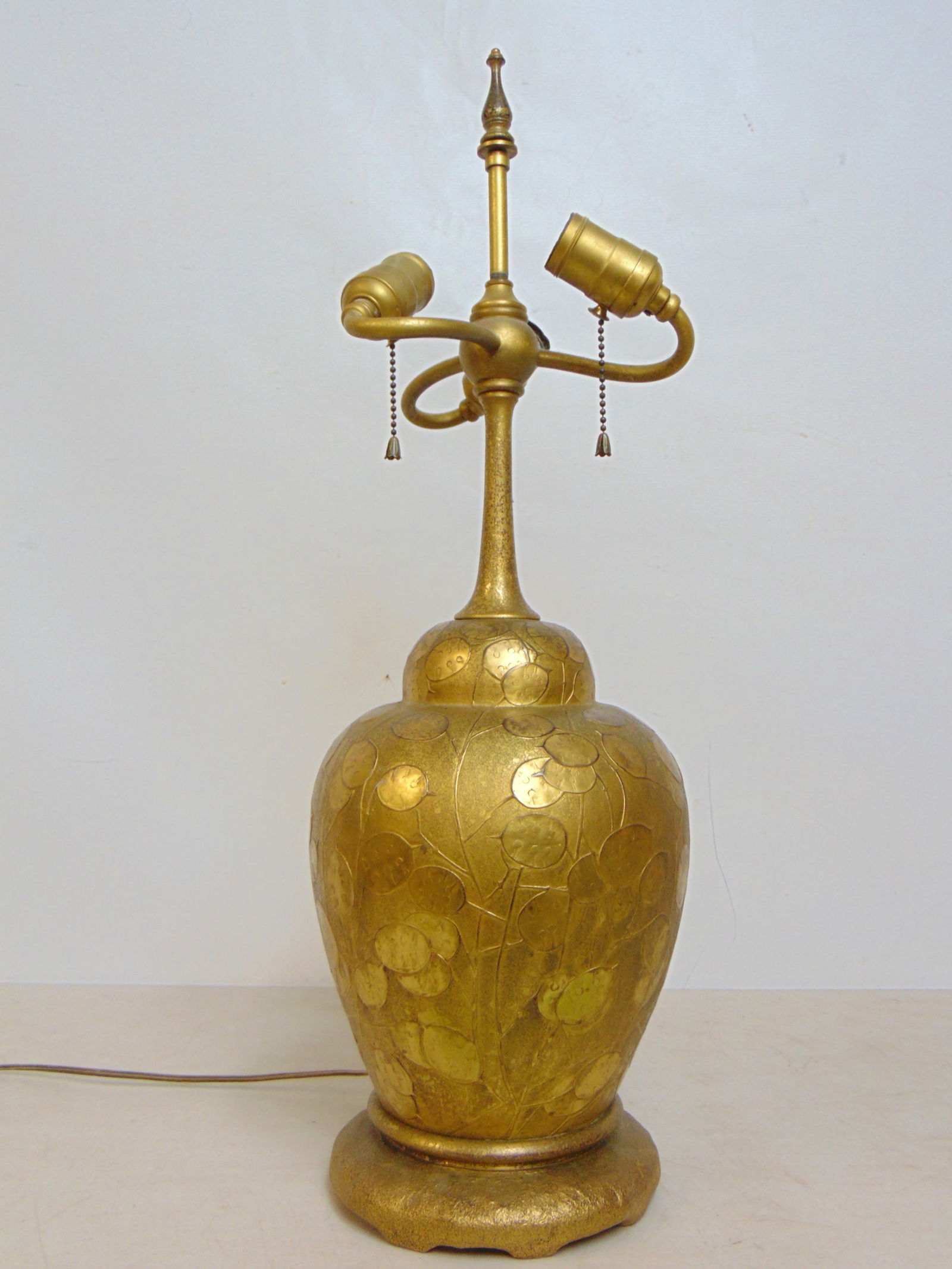 TIFFANY STUDIOS TABLE LAMP, "SILVER