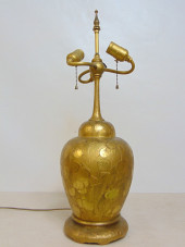 TIFFANY STUDIOS TABLE LAMP, "S