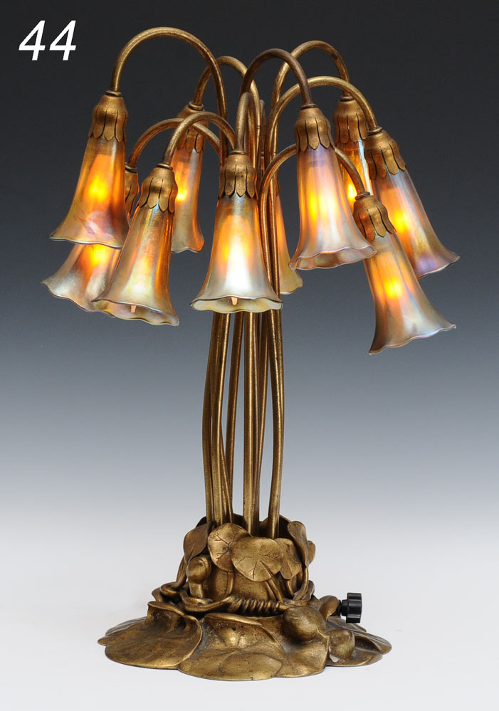 Tiffany Studios Ten Light Lily Lamp