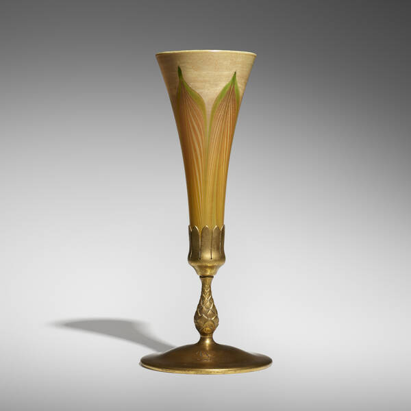 Tiffany Studios. Trumpet vase. c.