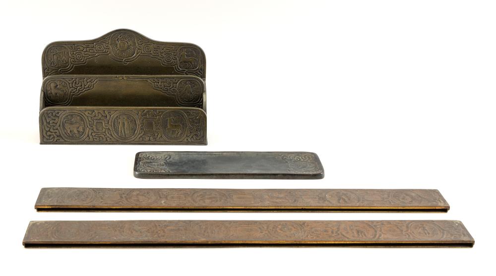 TIFFANY STUDIOS "ZODIAC" BRONZE
