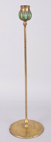 TIFFANY STYLE CANDLESTICK, EAR