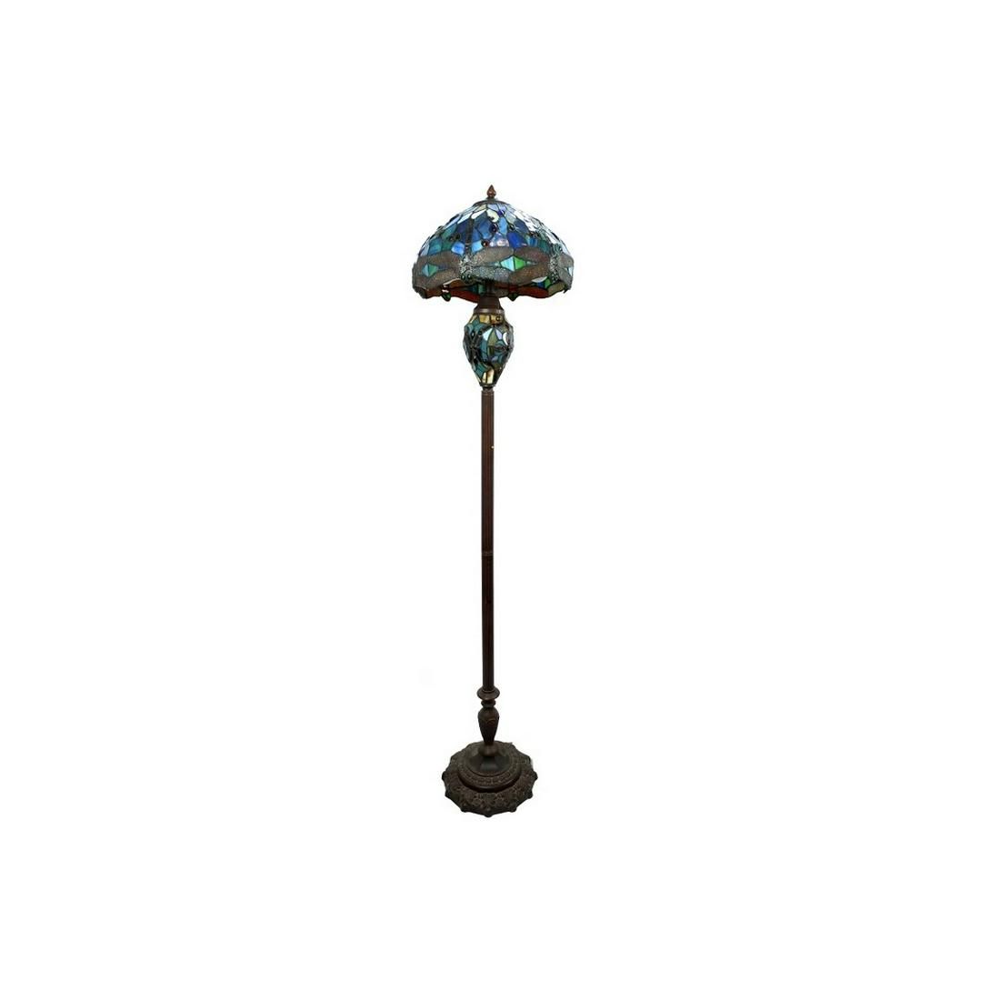 TIFFANY STYLE FLOOR LAMPVintage
