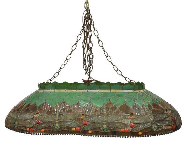 TIFFANY STYLE GLASS DRAGON FLY