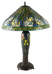 TIFFANY STYLE LEADED GLASS DAF