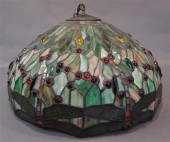 TIFFANY STYLE LEADED GLASS DRA