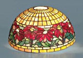 Tiffany style leaded glass sha