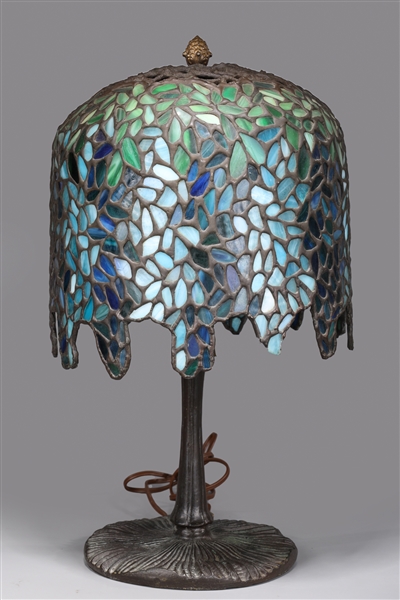 Tiffany-style leaded wisteria