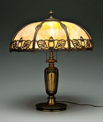 Tiffany style stained glass lamp,