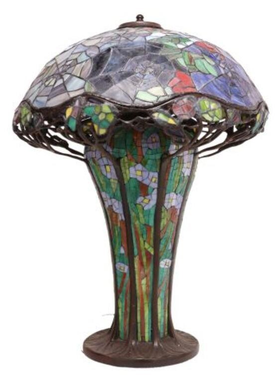 TIFFANY STYLE STAINED & LEADED