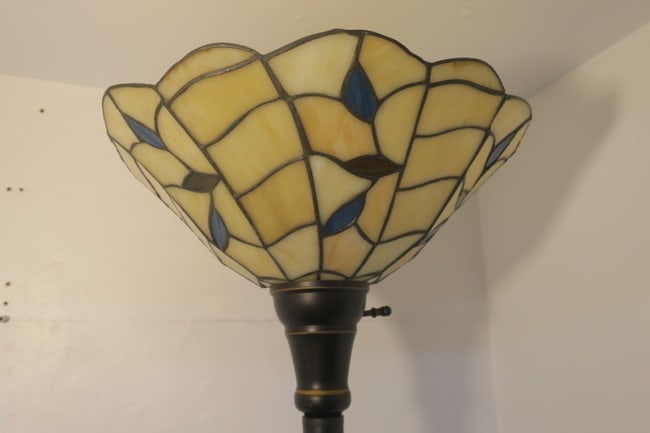 TIFFANY STYLE TORCHIER FLOOR