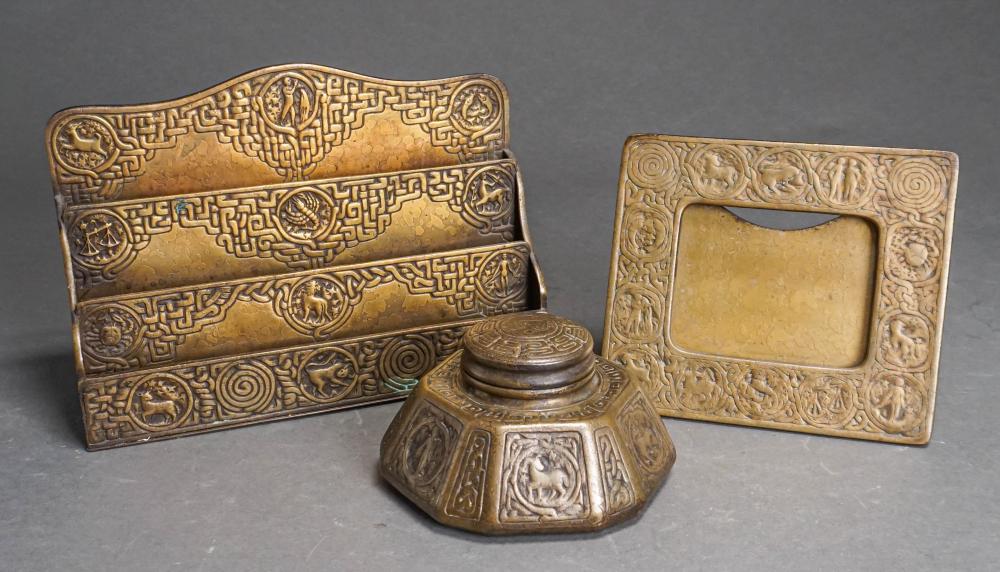 TIFFANY 'ZODIAC' PATTERN BRONZE