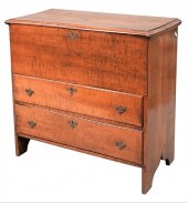 TIGER MAPLE BLANKET CHEST, HAV