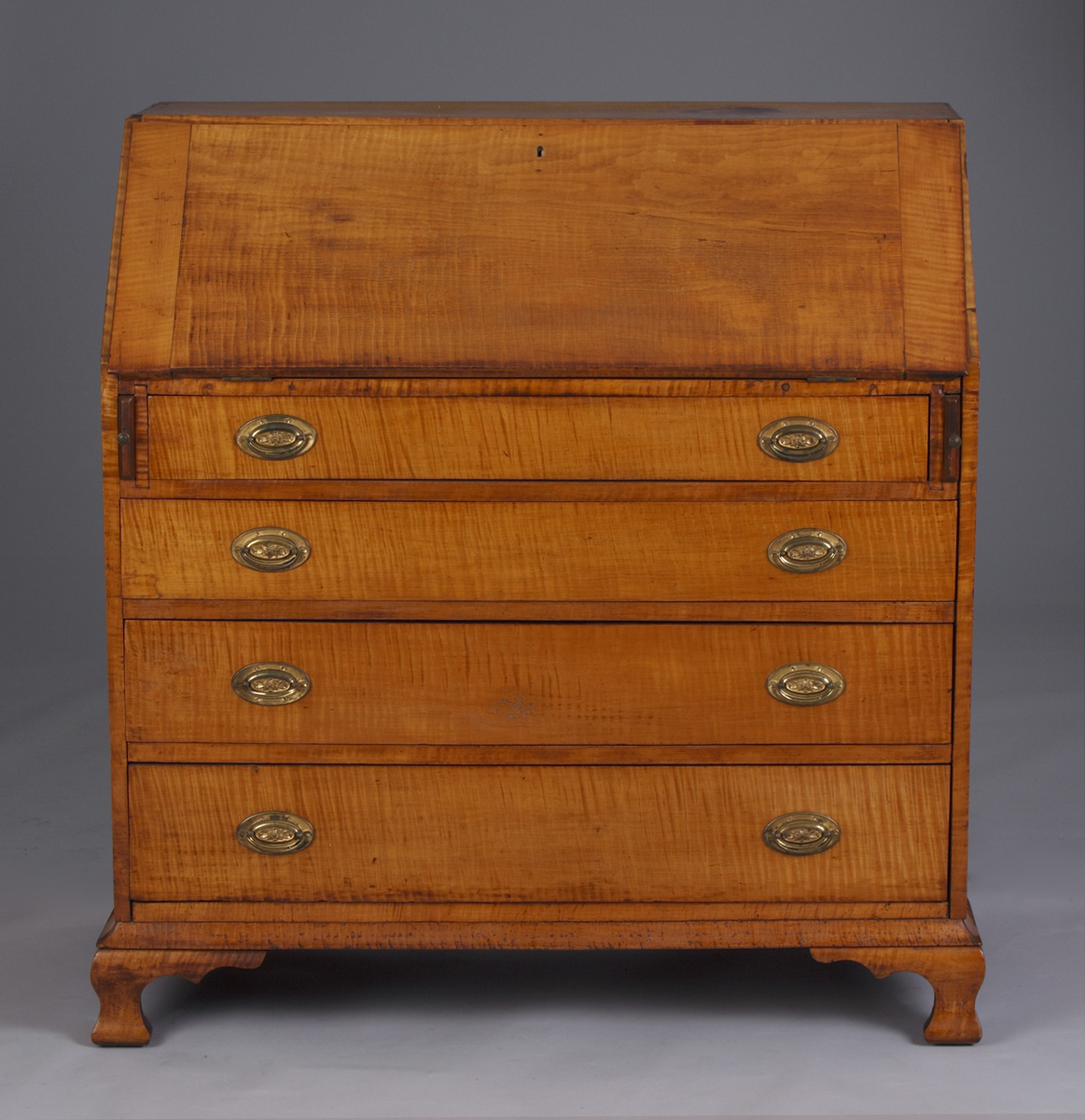 Tiger Maple Country Chippendale