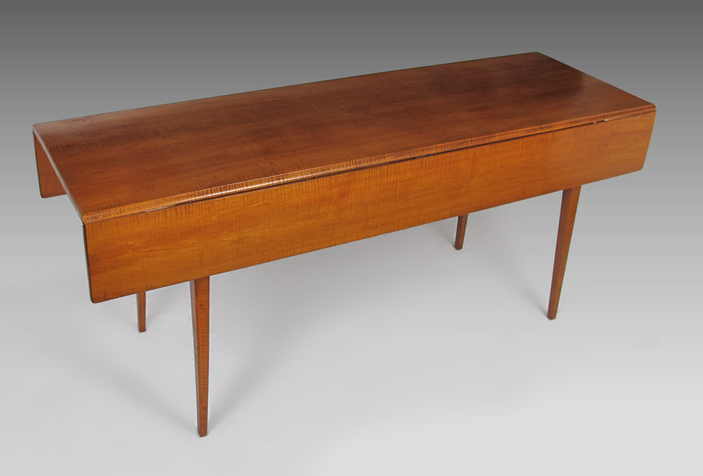 TIGER MAPLE DROP LEAF TABLE: