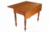 TIGER MAPLE DROP-LEAF TABLE -