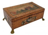 TIGER MAPLE LIFT TOP BOX, HAVI