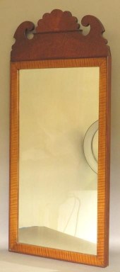 TIGER MAPLE MIRRORca. 1850; ti