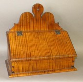 TIGER MAPLE SALT BOX MADE BY A