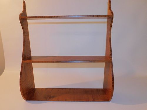 TIGER MAPLE SHELF BY MARK