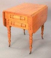 TIGER MAPLE SHERATON STAND WIT