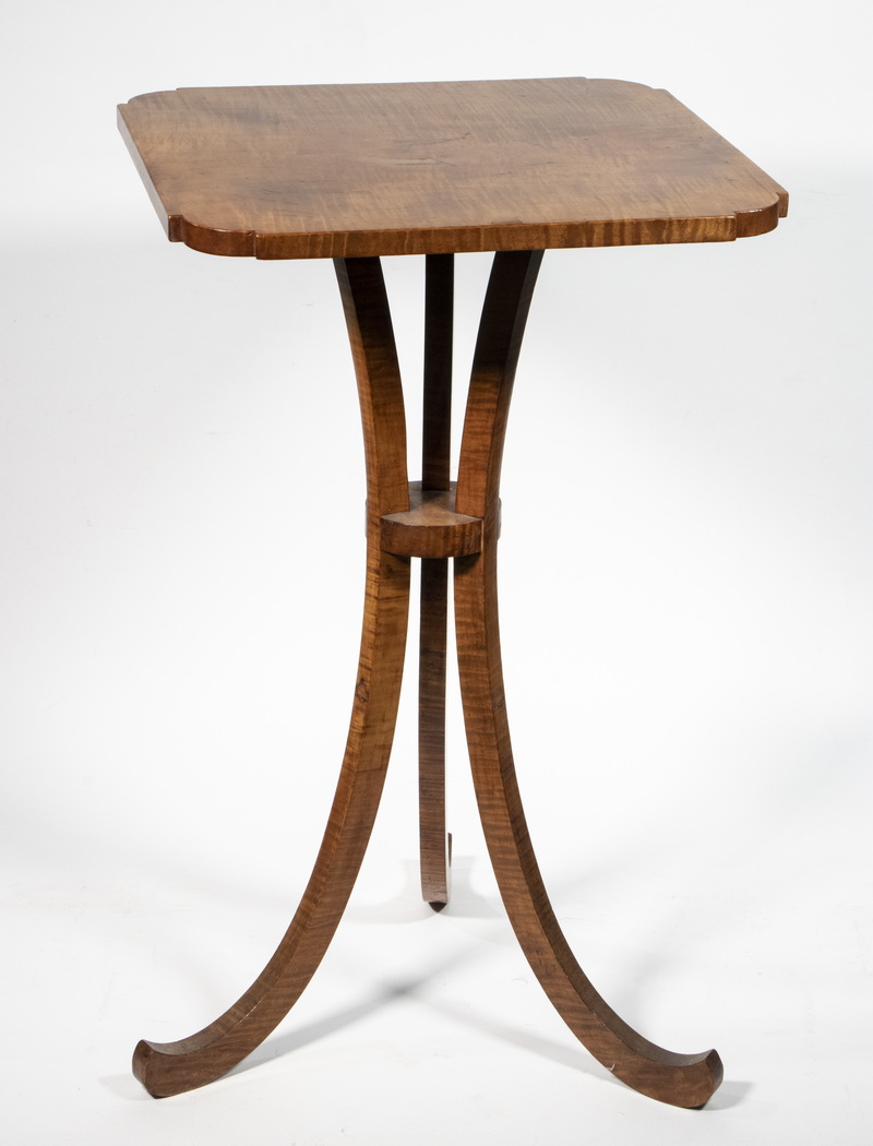 TIGER MAPLE STAND 19th c. Square