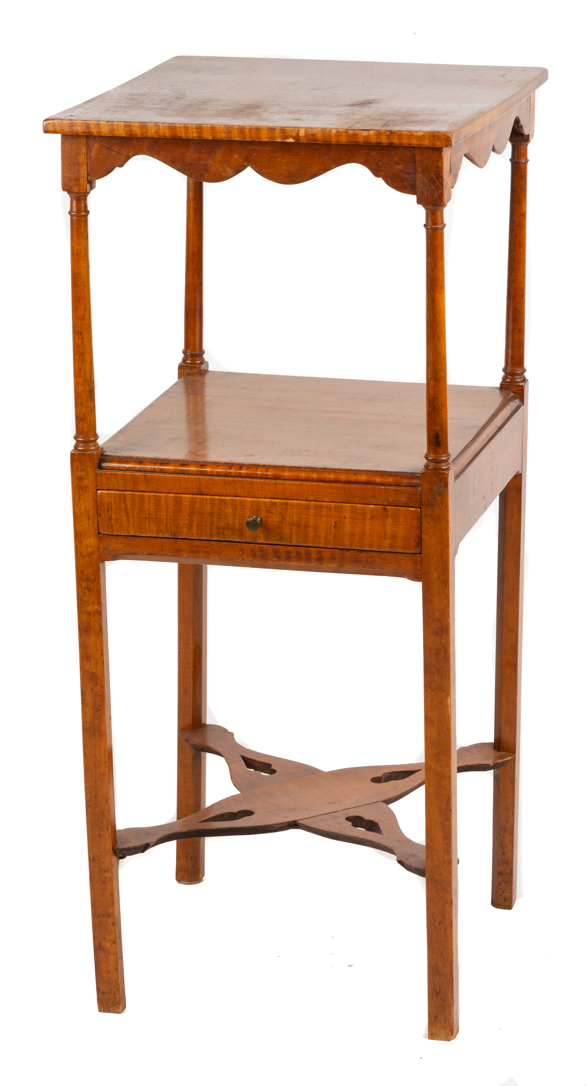 TIGER MAPLE STAND Late 19th