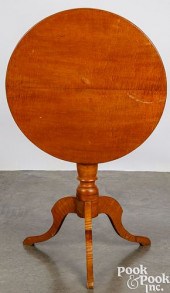 TIGER MAPLE TILT TOP TABLE, 19
