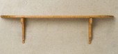 TIGER MAPLE WALL SHELF, EARLY