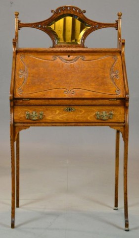 Tiger Oak Drop-front