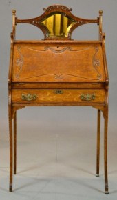 Tiger Oak Drop-front Secretary