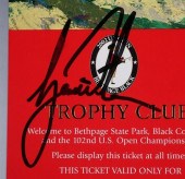 TIGER WOODS SIGNED 2002 US OPE