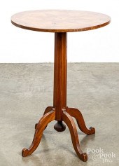 TILT TOP CANDLESTAND, 19TH C.T