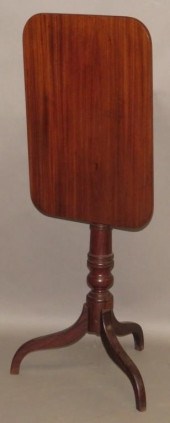 TILT TOP CANDLESTANDca. 1840;
