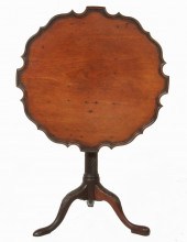 TILT TOP PIECRUST TEA TABLE 18