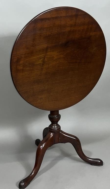 TILT TOP TEA TABLE CA. 1790; IN