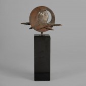 TIM CHERRY, OWL MOON MEDALLION