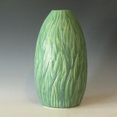Tim Eberhardt vase with hand-c