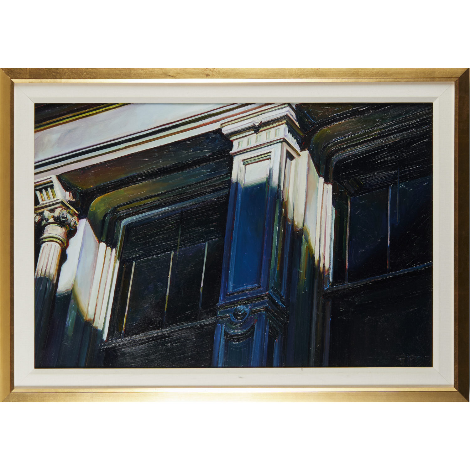 TIM FOLZENLOGEN, OIL ON MASONITE,