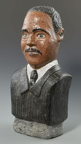 TIM LEWIS SCULPTURE OF MLKTim Lewis