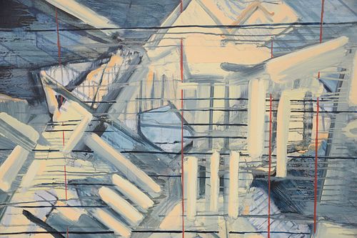 TIM MEULLER, OIL ON CANVAS,
