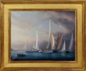 TIM THOMPSON OIL ON CANVAS "PA