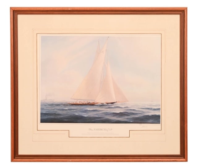 TIM THOMPSON SIGNED LITHOGRAPH