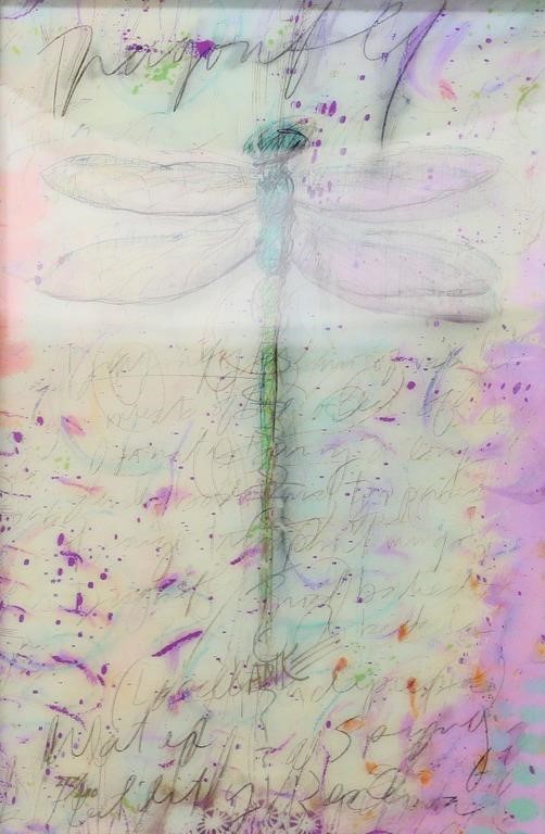 TIM YANKE HOLOGRAPHIC ART DRAGONFLY